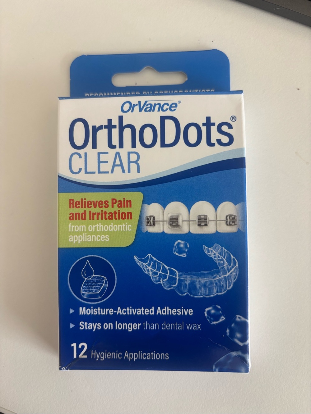 OrthoDots Clear Orthodontic Relief Pads - Clear